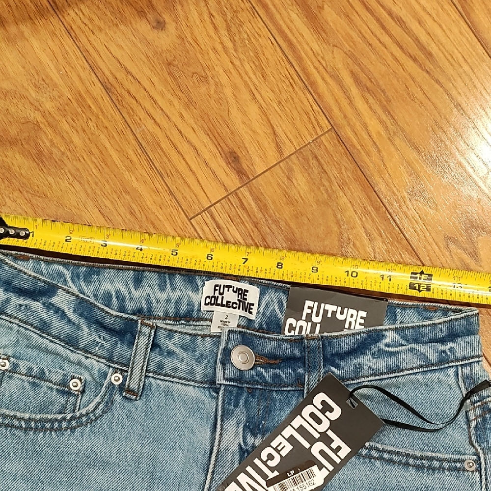 Future Collective Light Blue Straight-Leg Women’s Jeans - Picture 5 of 7